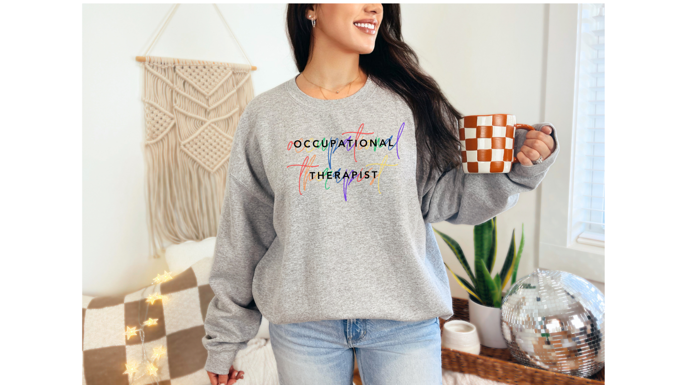 Empower Independence with Our Occupational Therapist Rainbow Autism Sweatshirt!