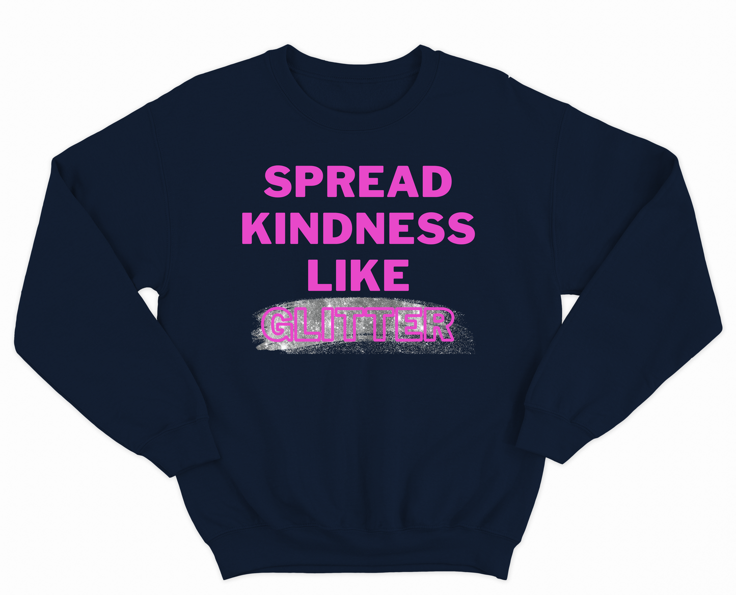 Autism Acceptance & Kindness: Shine Bright with Spread Kindness Like Glitter Kids Sweatshirt