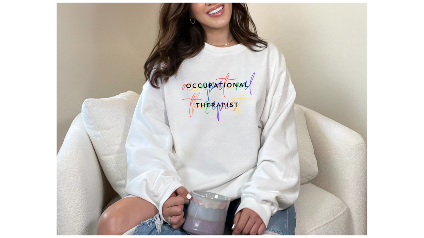 Empower Independence with Our Occupational Therapist Rainbow Autism Sweatshirt!