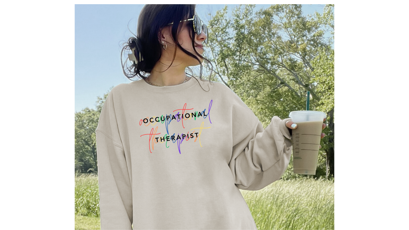 Empower Independence with Our Occupational Therapist Rainbow Autism Sweatshirt!