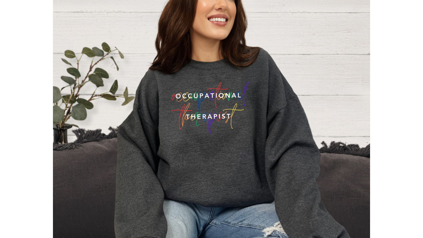 Empower Independence with Our Occupational Therapist Rainbow Autism Sweatshirt!