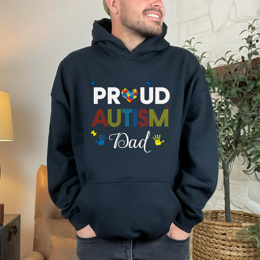 Proud Autism Dad Hoodie 2024