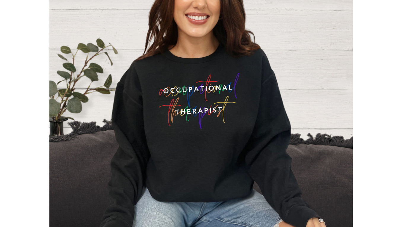 Empower Independence with Our Occupational Therapist Rainbow Autism Sweatshirt!