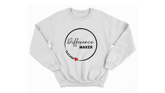 Difference Maker Teacher Autism Acceptance Sweatshirt