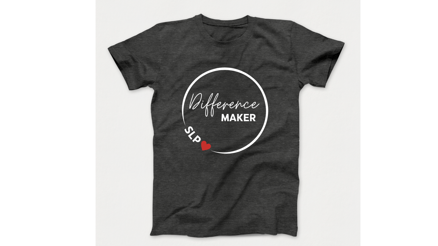 Difference Maker SLP Autism Acceptance T-Shirt