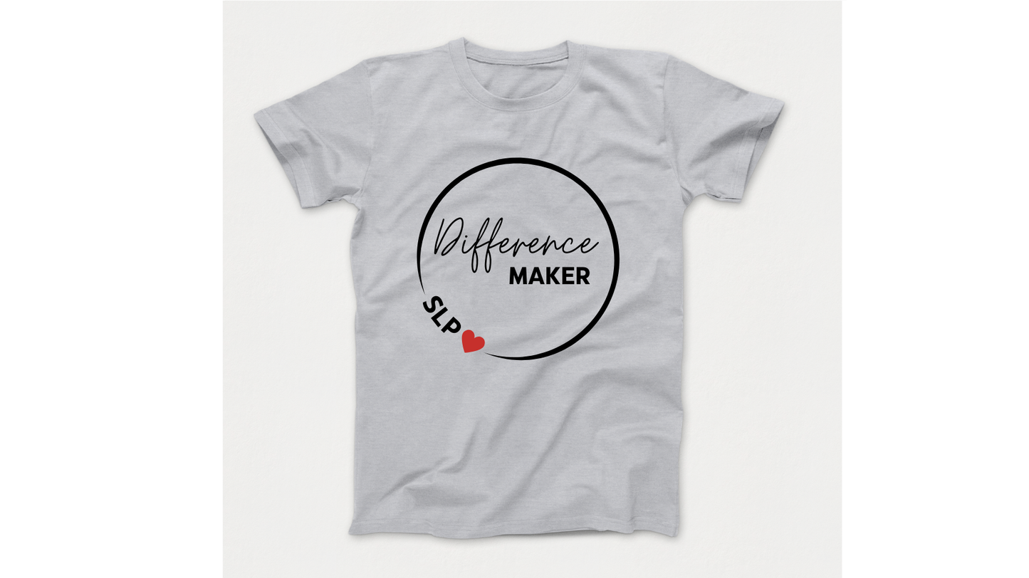 Difference Maker SLP Autism Acceptance T-Shirt