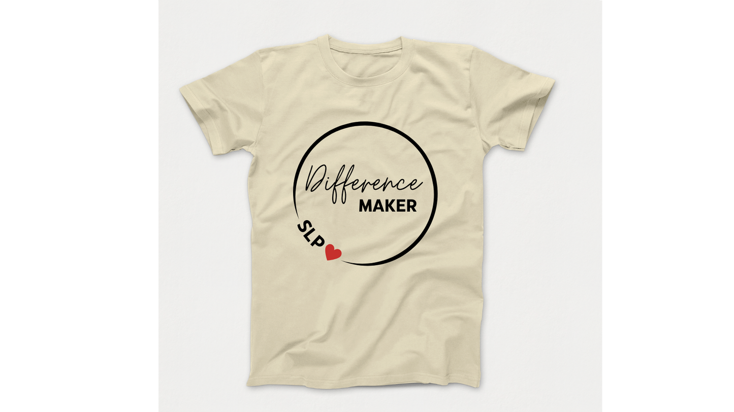 Difference Maker SLP Autism Acceptance T-Shirt