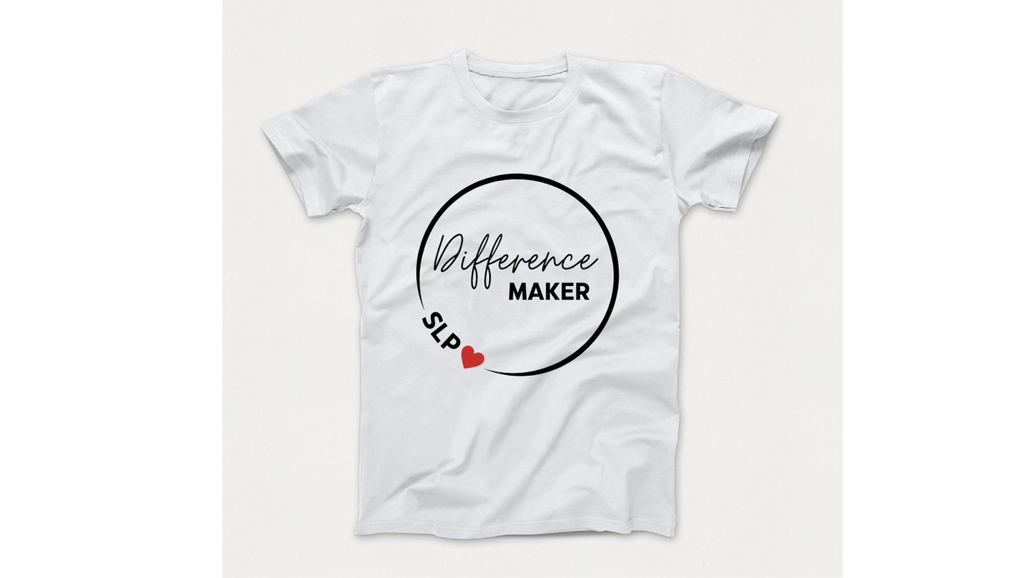 Difference Maker SLP Autism Acceptance T-Shirt