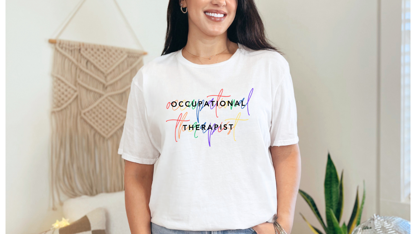 Empower Independence with Our Occupational Therapist Rainbow Autism T-Shirt!