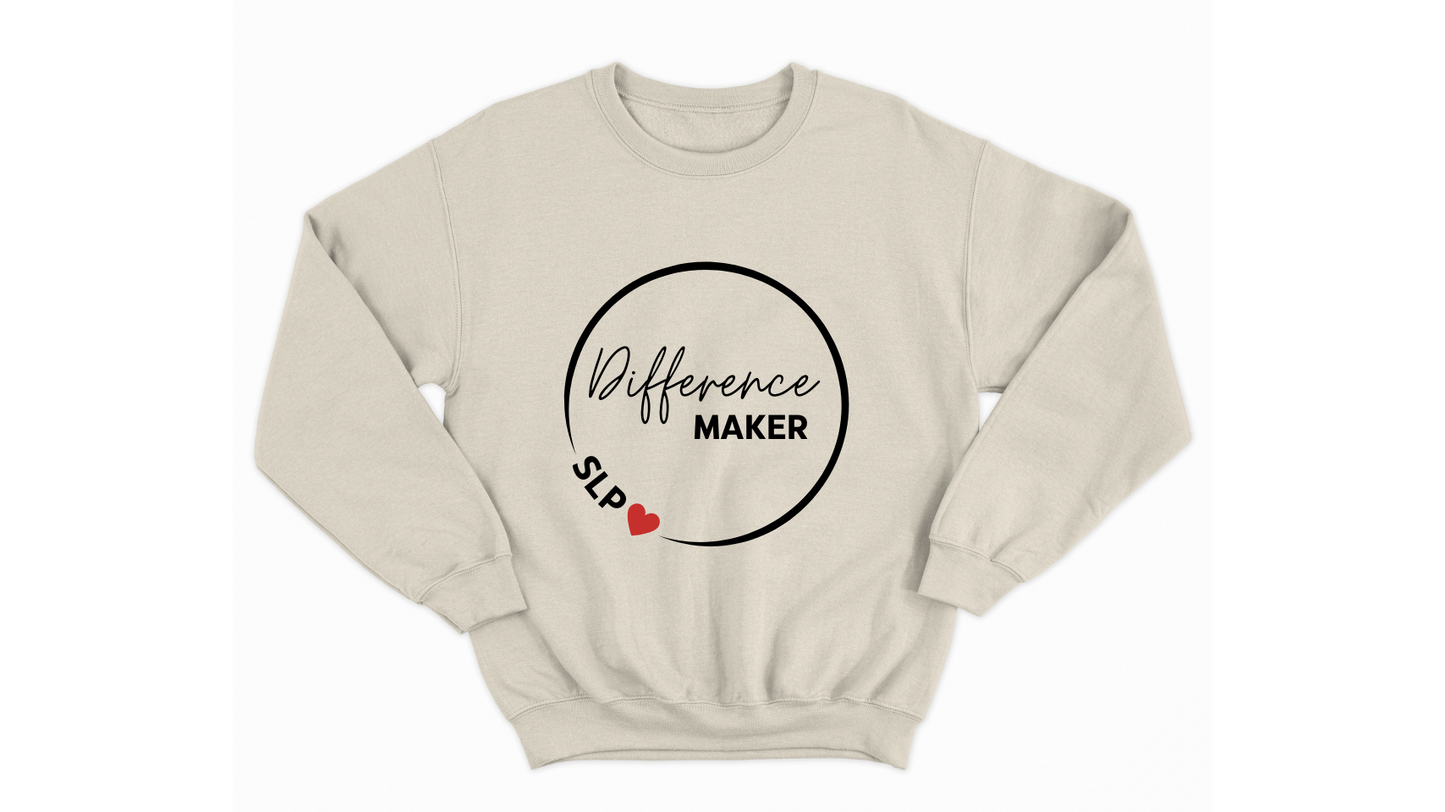 Difference Maker SLP Autism Acceptance Sweatshirt