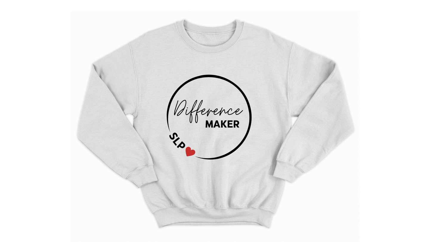 Difference Maker SLP Autism Acceptance Sweatshirt