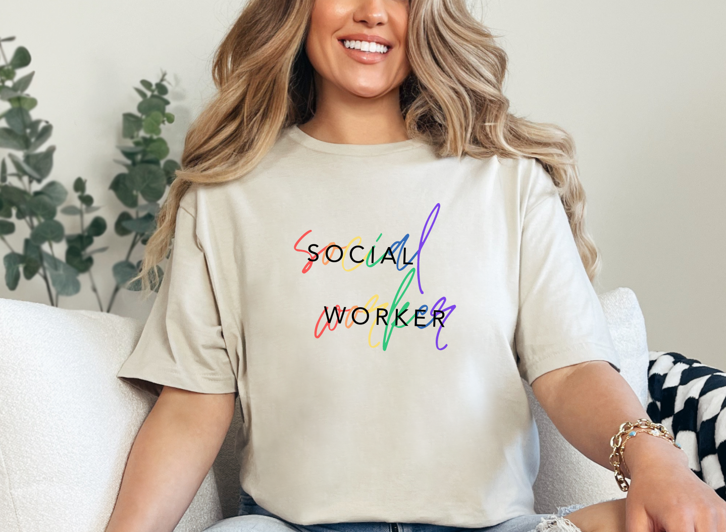 Social Worker Strong: Autism Acceptance T-Shirt