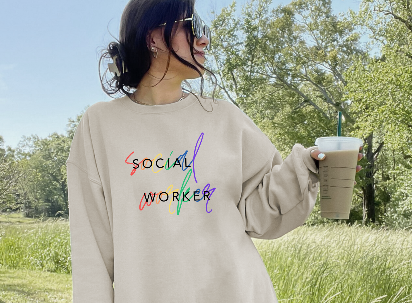 Social Worker Strong: Autism Acceptance Sweatshirt