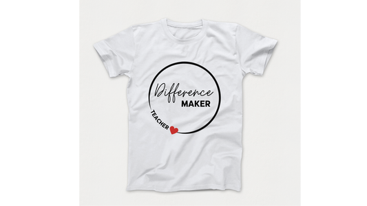 Difference Maker Teacher Autism Acceptance T-Shirt