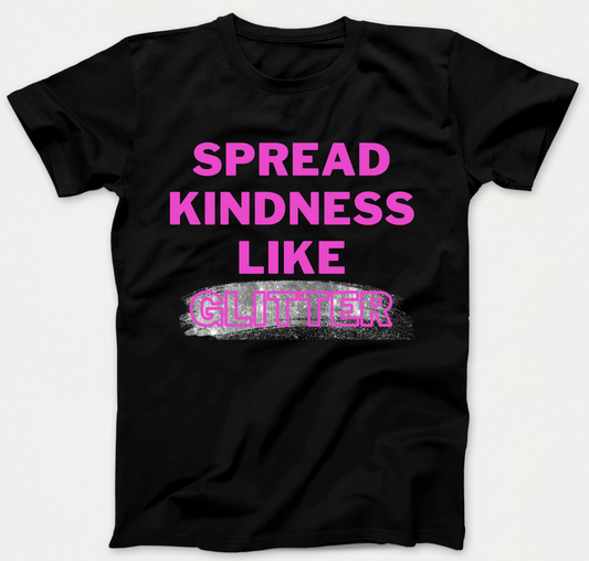 Autism Acceptance & Kindness: Shine Bright with Spread Kindness Like Glitter Kids T-Shirt