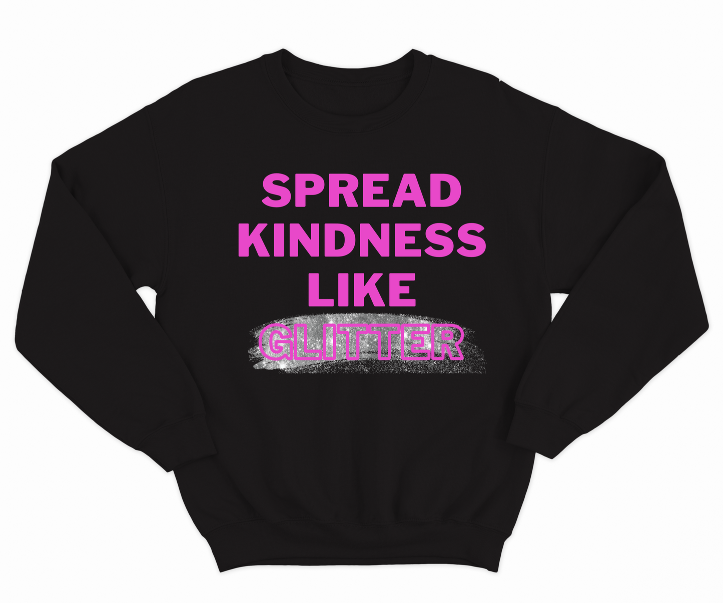 Autism Acceptance & Kindness: Shine Bright with Spread Kindness Like Glitter Kids Sweatshirt