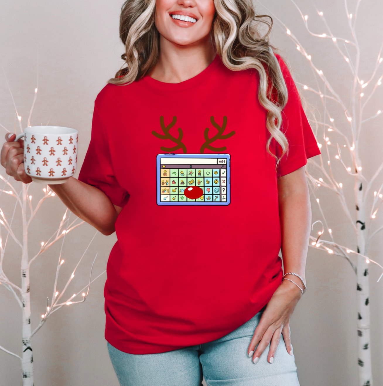 PECS Reindeer Red T-Shirt