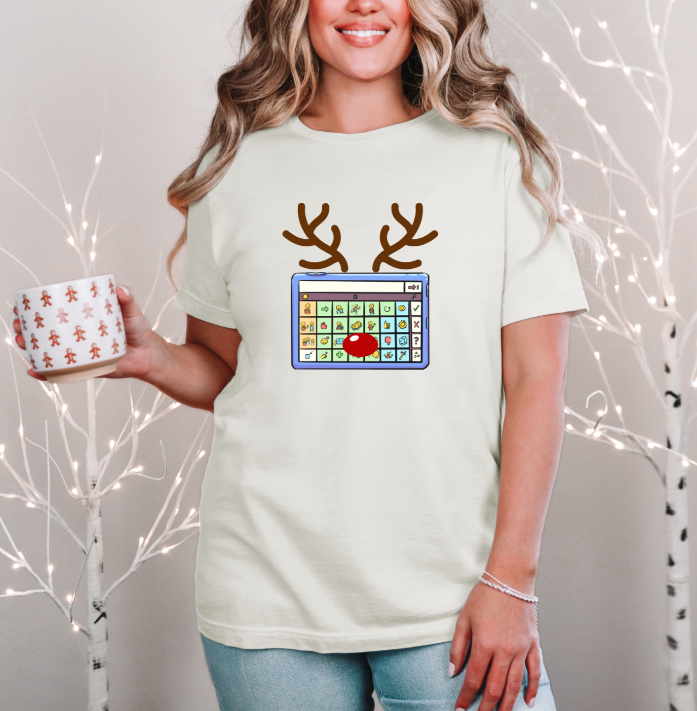 PECS Reindeer Sand T-Shirt