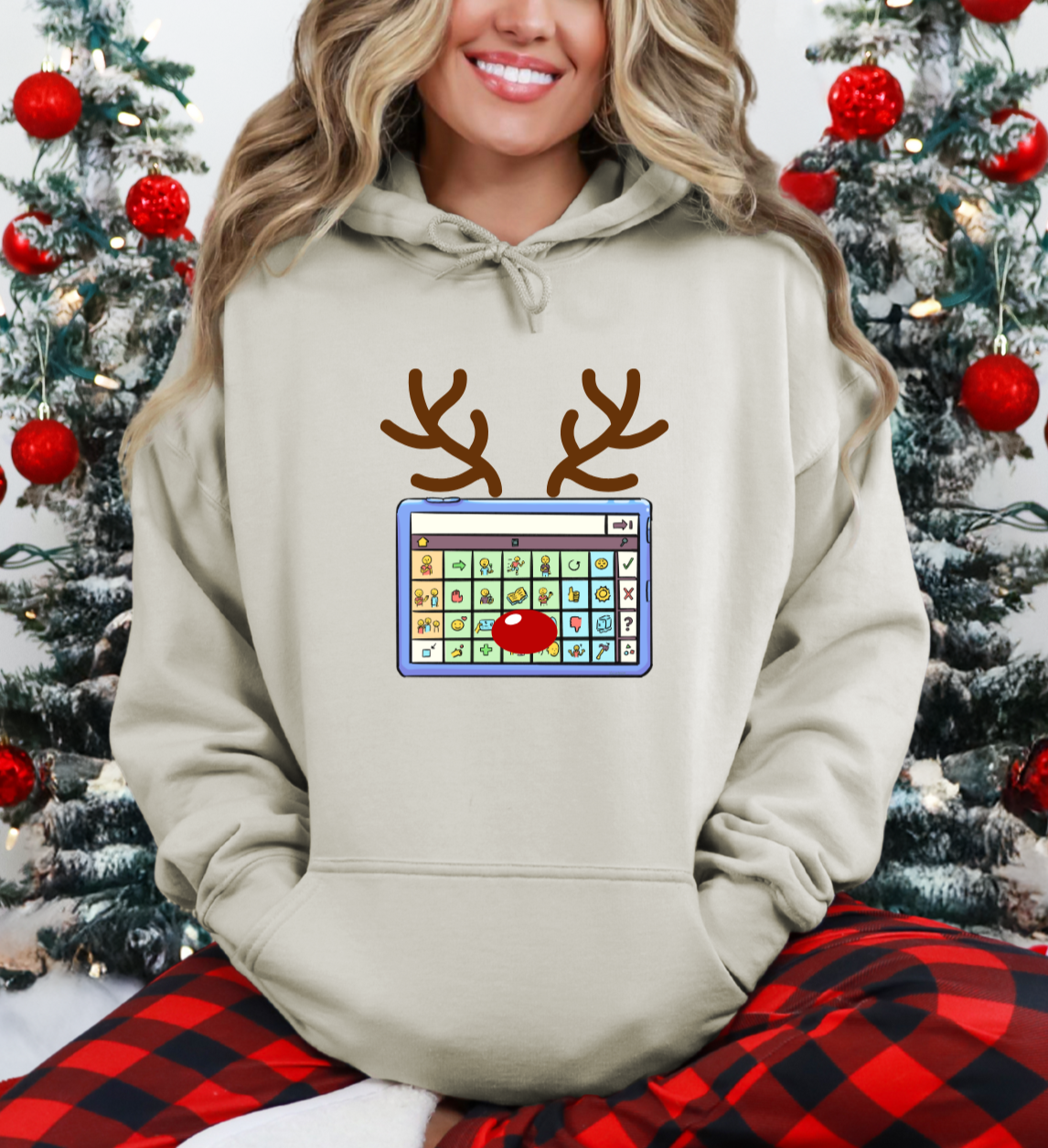 PEC Reindeer Sand Hoodie