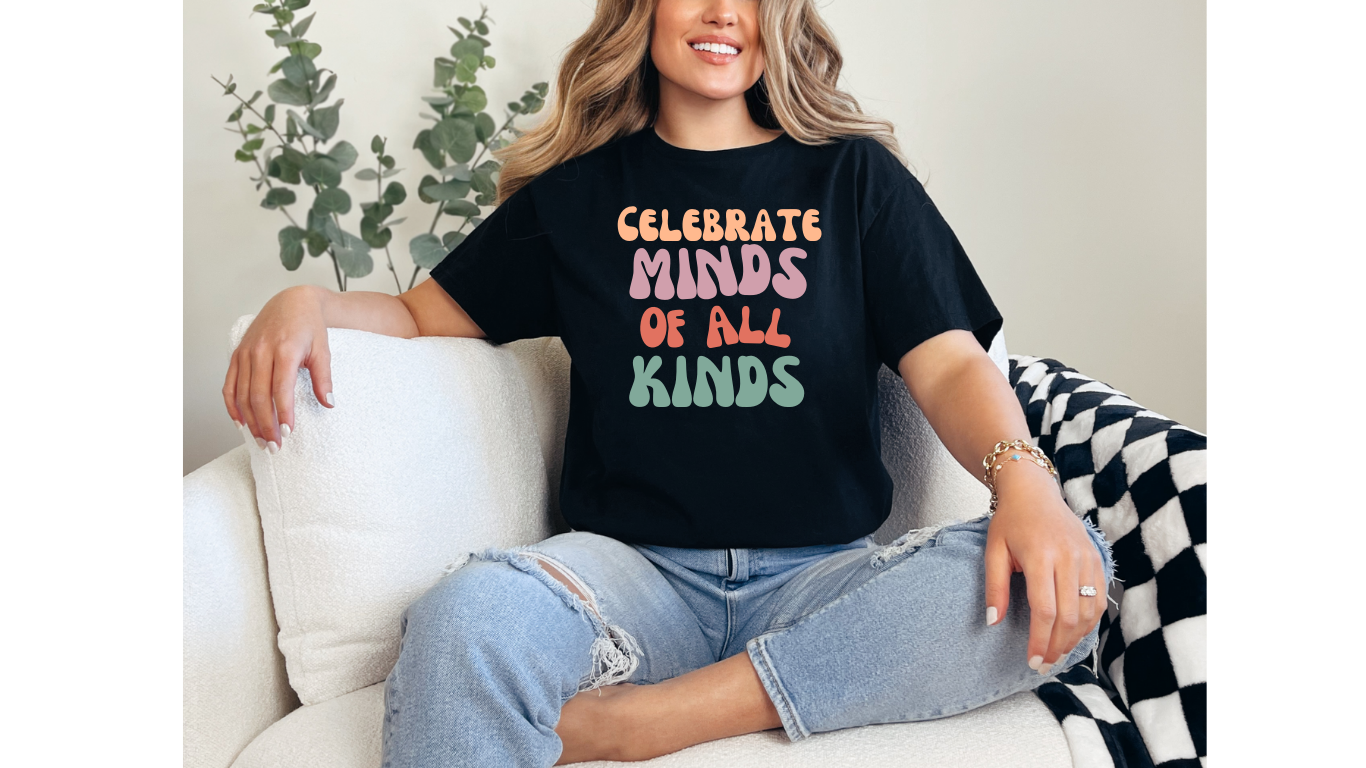 Celebrate Minds of All Kinds: Autism Acceptance T-Shirt