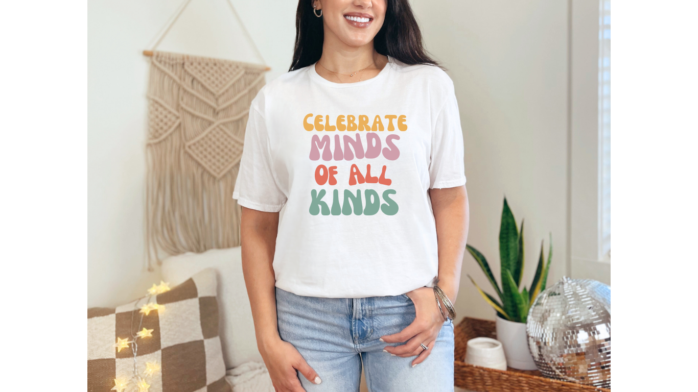 Celebrate Minds of All Kinds: Autism Acceptance T-Shirt