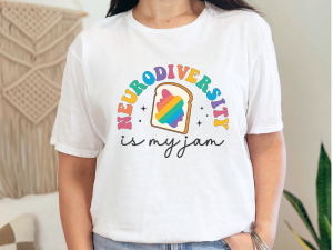 Neurodiversity Is My Jam T-Shirt – Fun & Colorful Autism Awareness Tee