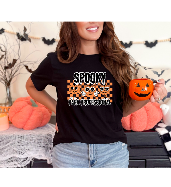 Spooky Para Shirt Black