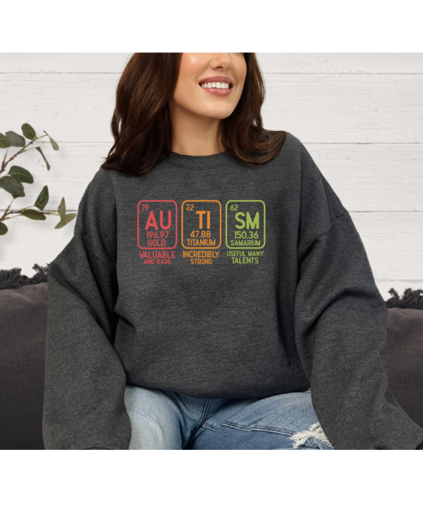 Autism Elements Sweatshirt Dark Grey