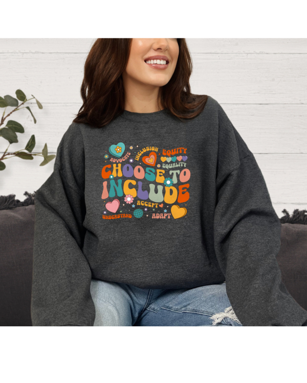choose to include sweatshirt dark grey