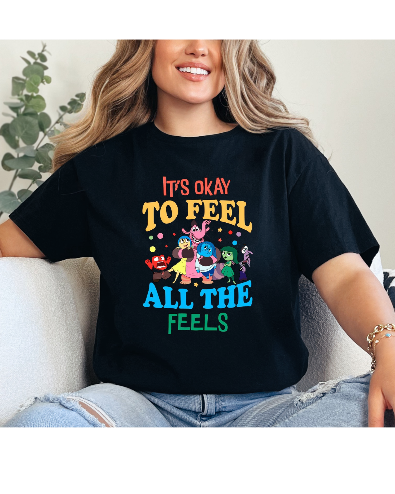 Feel the feels shirt black