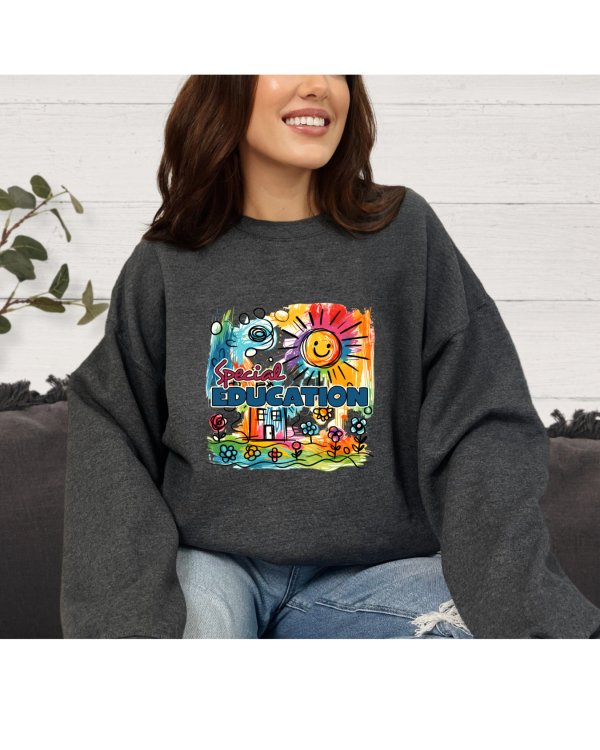special education sweatshirt dark grey