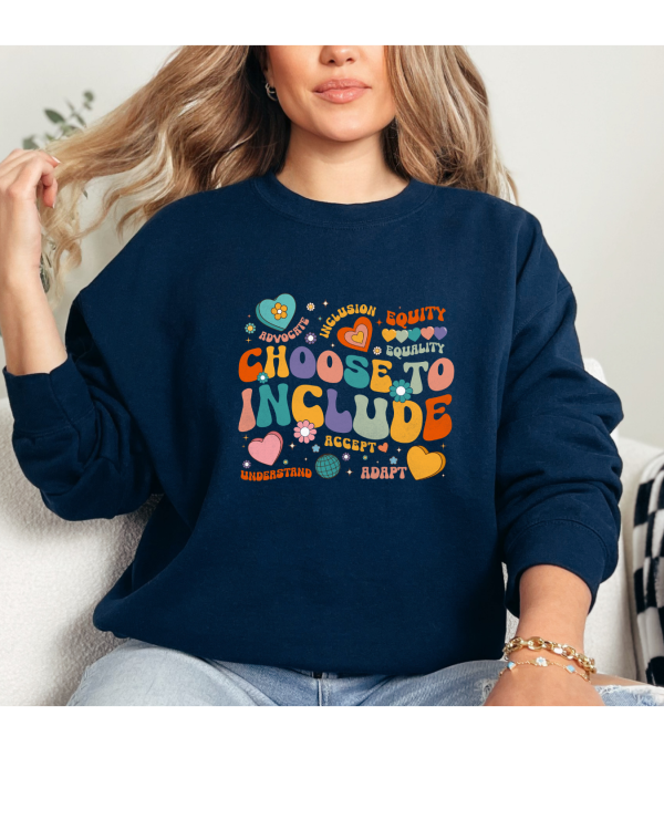 choose to include sweatshirt navy