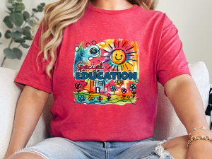 Colorful “Special Education” Advocate T-Shirt
