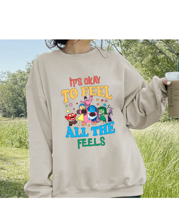 feel the feels sweatshirt sand