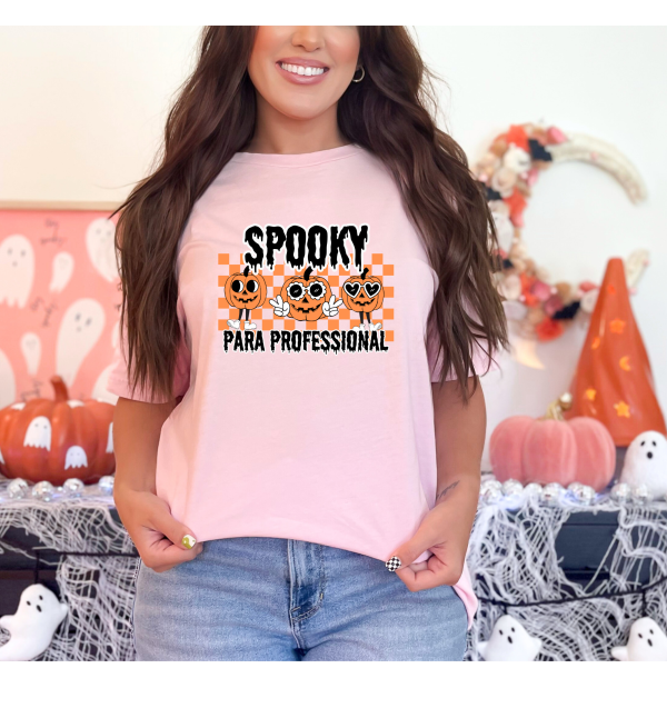 Spooky Para Shirt Pink