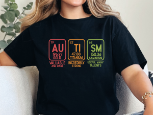 Autism Awareness Element T-Shirt – Unique, Strong & Valuable