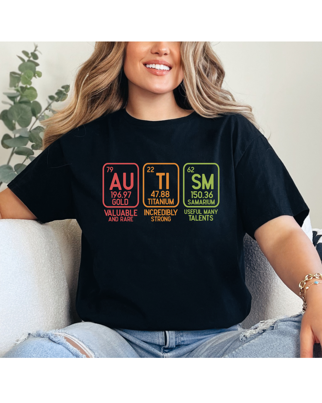 Autism Elements Shirt Black