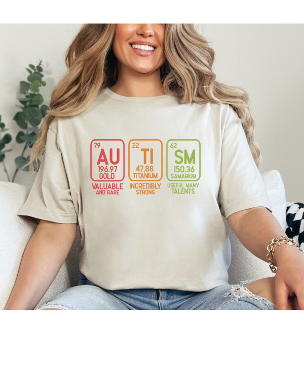 Autism Elements Shirt Sand