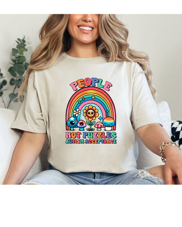 People not puzzles shirt sand